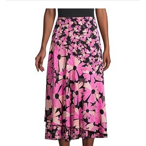 Kate Spade Wallflower Satin Skirt NWT SZ10